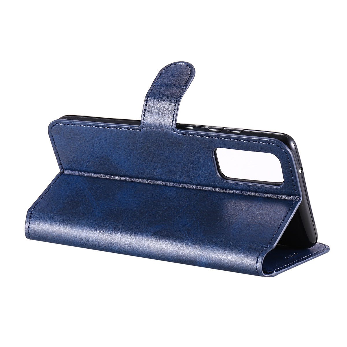 HAT PRINCE ENKAY ENK-PUC030 for Samsung Galaxy S20 FE 4G / 5G / S20 Lite / S20 FE 2022 PU Leather + TPU Wallet Stand Phone Case - Blue