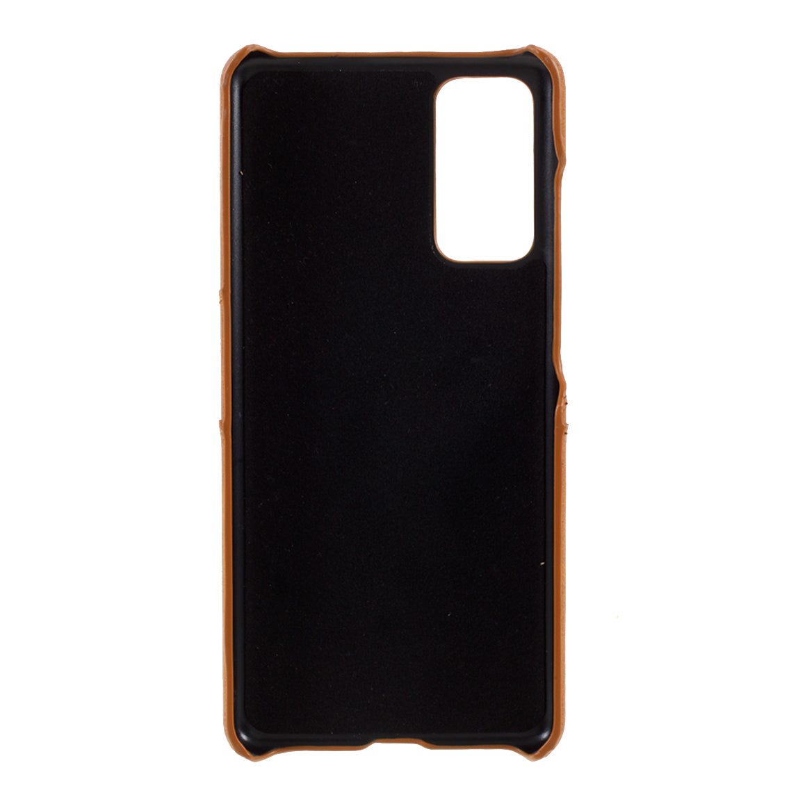 For Samsung Galaxy S20 FE 4G/5G/S20 Lite/S20 FE 2022 Double Card Slots PU Leather Coated PC Cover - Brown