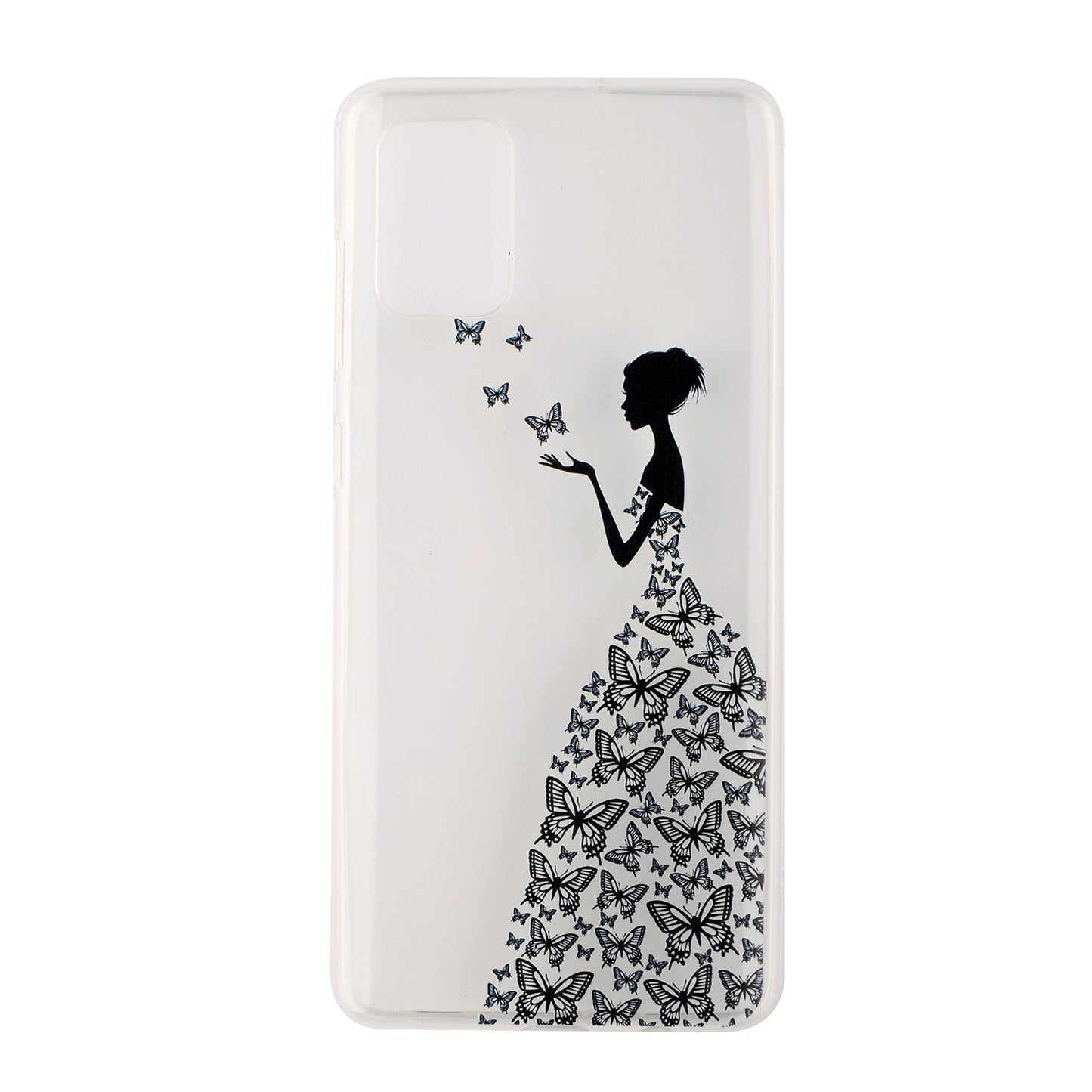High Transmittance Shell Pattern Printing TPU Phone Case for Samsung Galaxy S20 FE/S20 FE 5G/S20 Lite - Girl