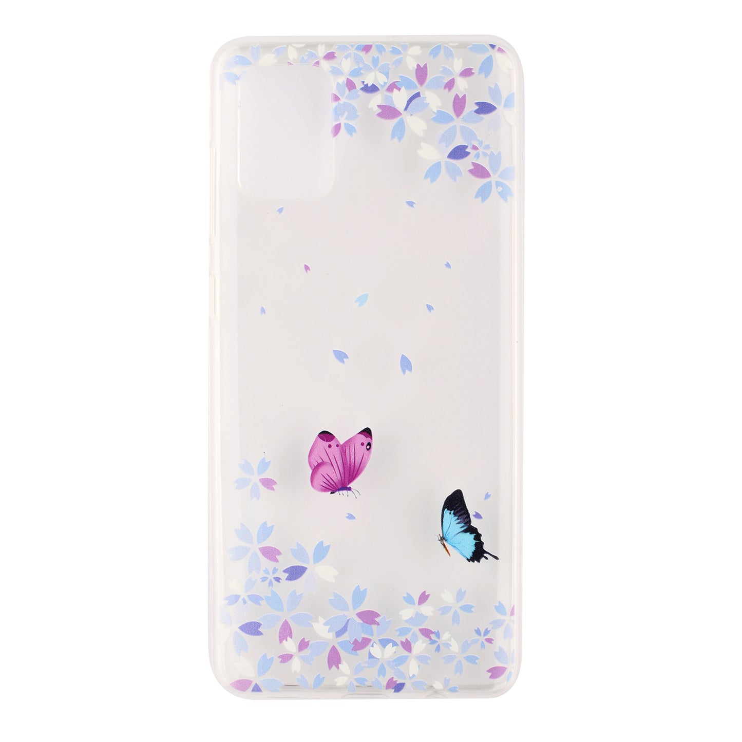 High Transmittance Shell Pattern Printing TPU Phone Case for Samsung Galaxy S20 FE/S20 FE 5G/S20 Lite - Two Butterflies
