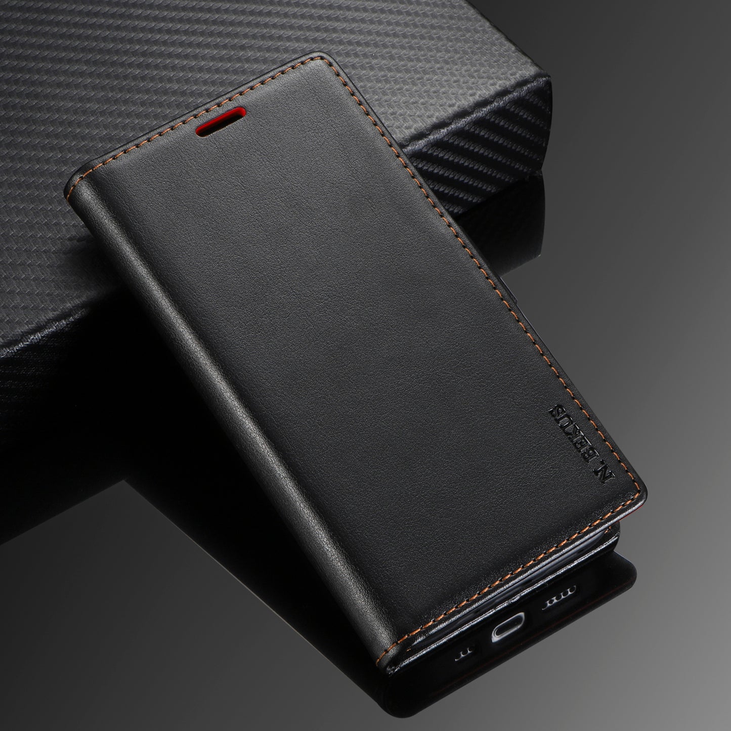 N.BEKUS PU Leather Wallet Phone Stand Case for Samsung Galaxy S20 FE/S20 Fan Edition/S20 FE 5G/S20 Fan Edition 5G - Black