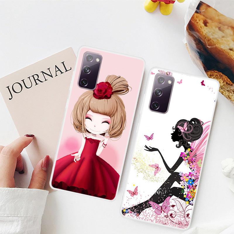 Pattern Printing TPU Cover Case for Samsung Galaxy S20 FE 4G/FE 5G/S20 Lite/S20 FE 2022 - Colorful Squares
