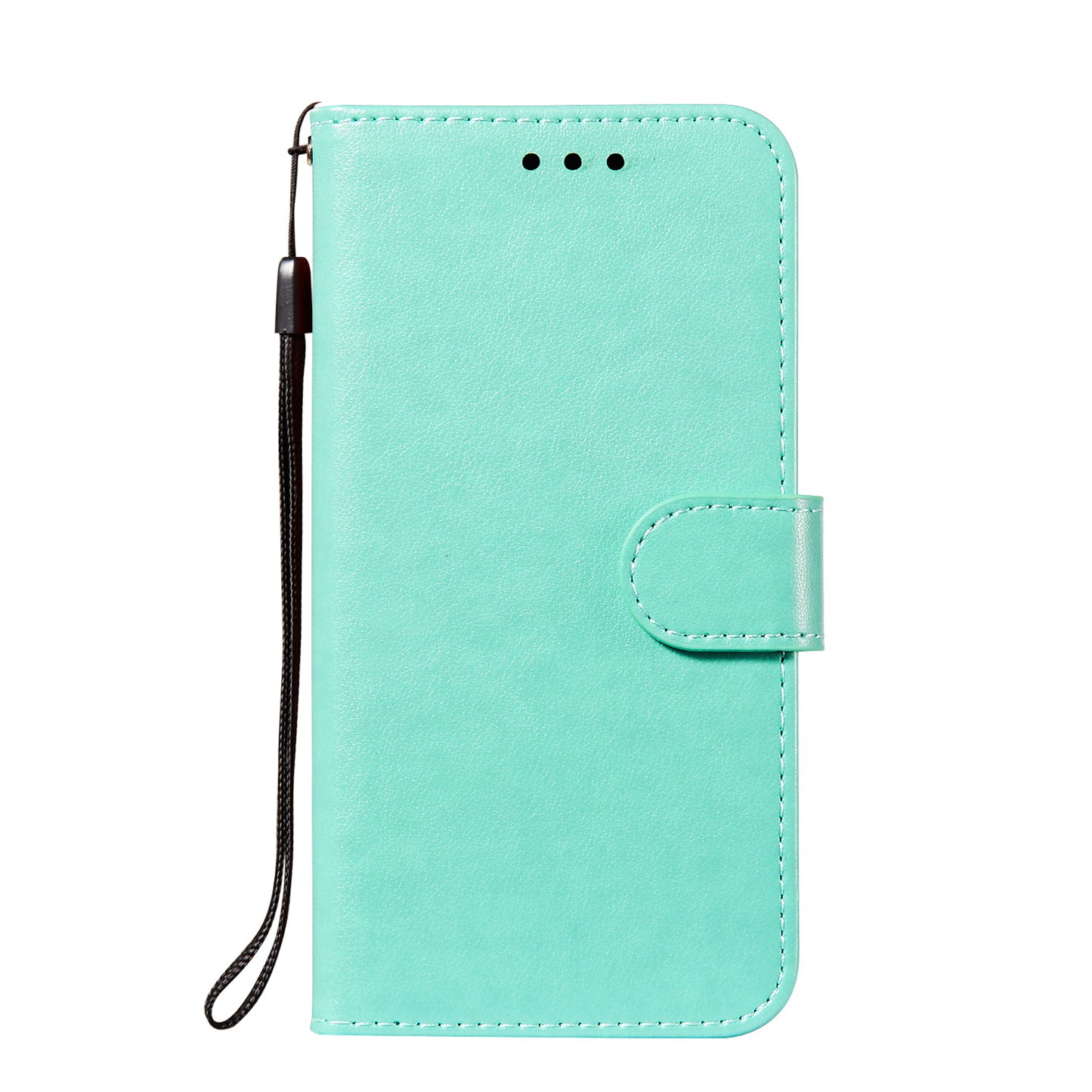 Dual-sided Magnetic Clasp Leather Wallet Stand Phone Case Shell for Samsung Galaxy S20 FE 4G/FE 5G/S20 Lite/S20 FE 2022 - Green