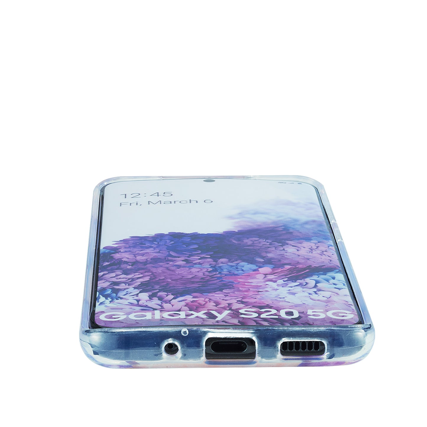 IML IMD Marble Pattern Electroplating Flexible TPU Phone Cover Case for Samsung Galaxy S20 4G/S20 5G - Pink