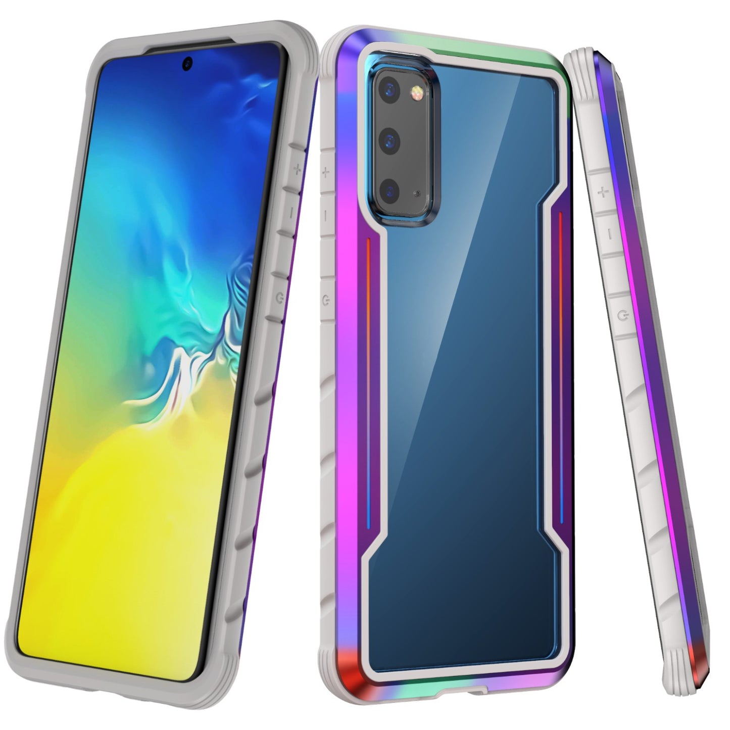 Full Protection Anti-Drop Hybrid Cover Phone Shell for Samsung Galaxy S20 4G/S20 5G - Multi-color