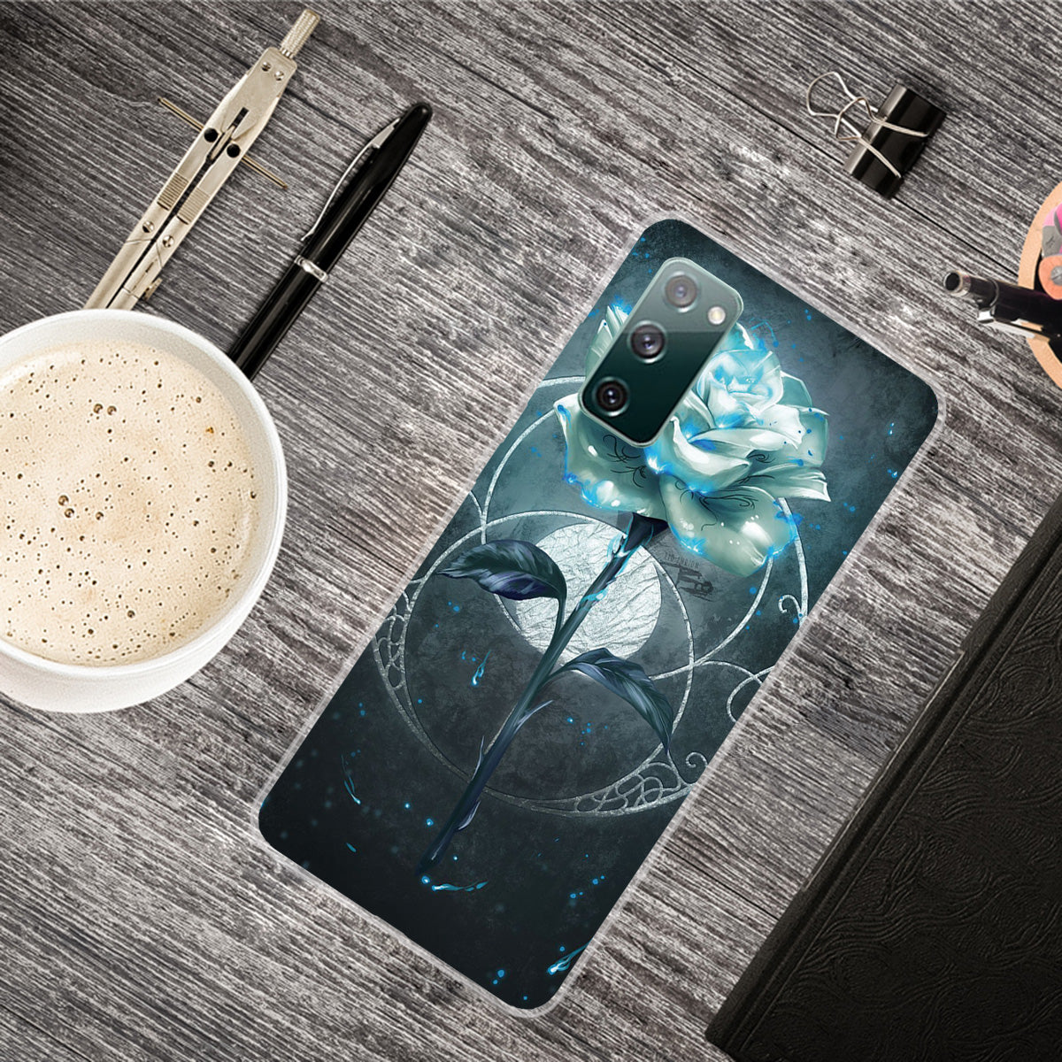 Pattern Printing Flexible TPU Phone Case for Samsung Galaxy S20 FE 4G/FE 5G/S20 Lite/S20 FE 2022 - Beautiful Flower