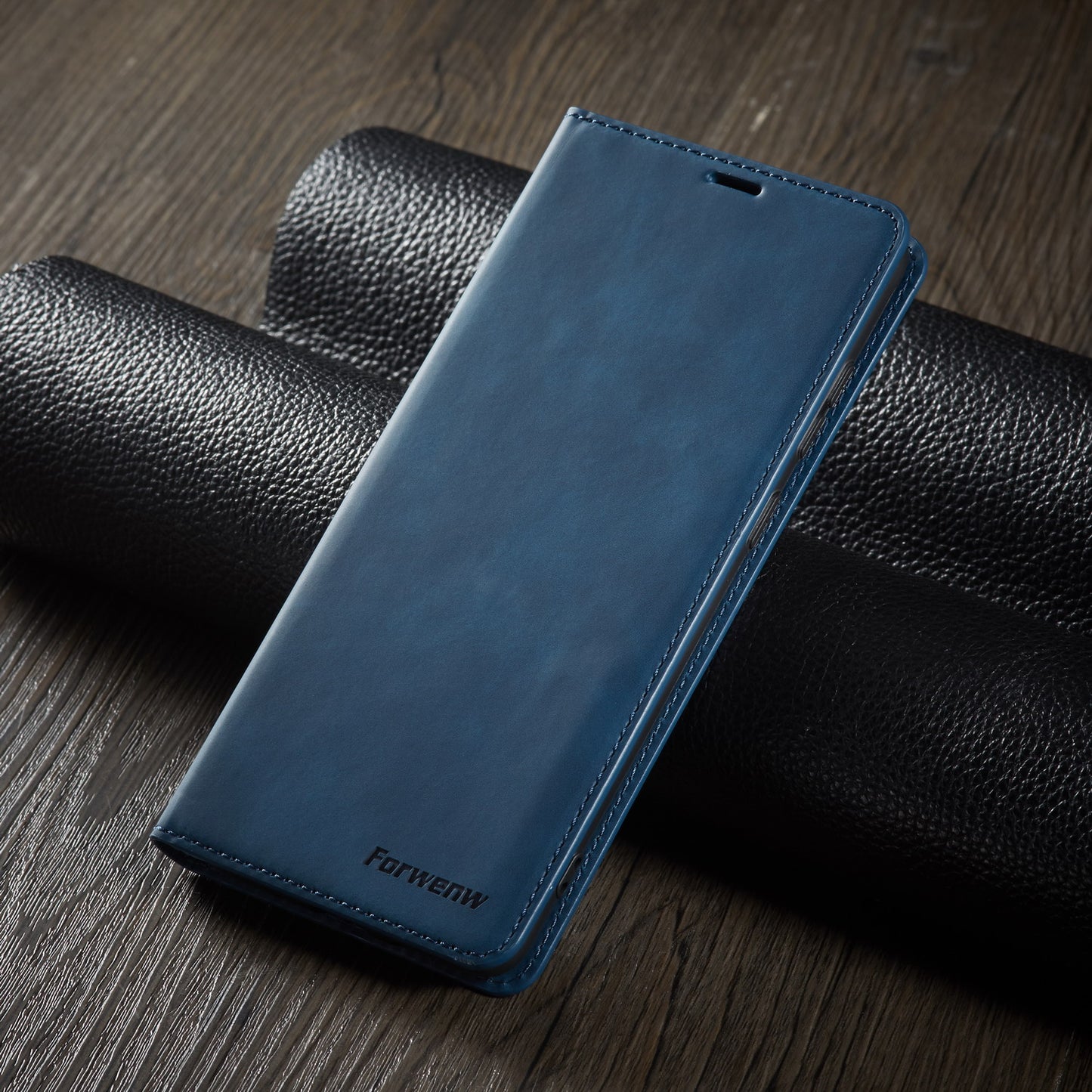 FORWENW Fantasy Series Skin Feeling Leather Case for Samsung Galaxy S20 FE 4G/FE 5G/S20 Lite/S20 FE 2022 - Blue