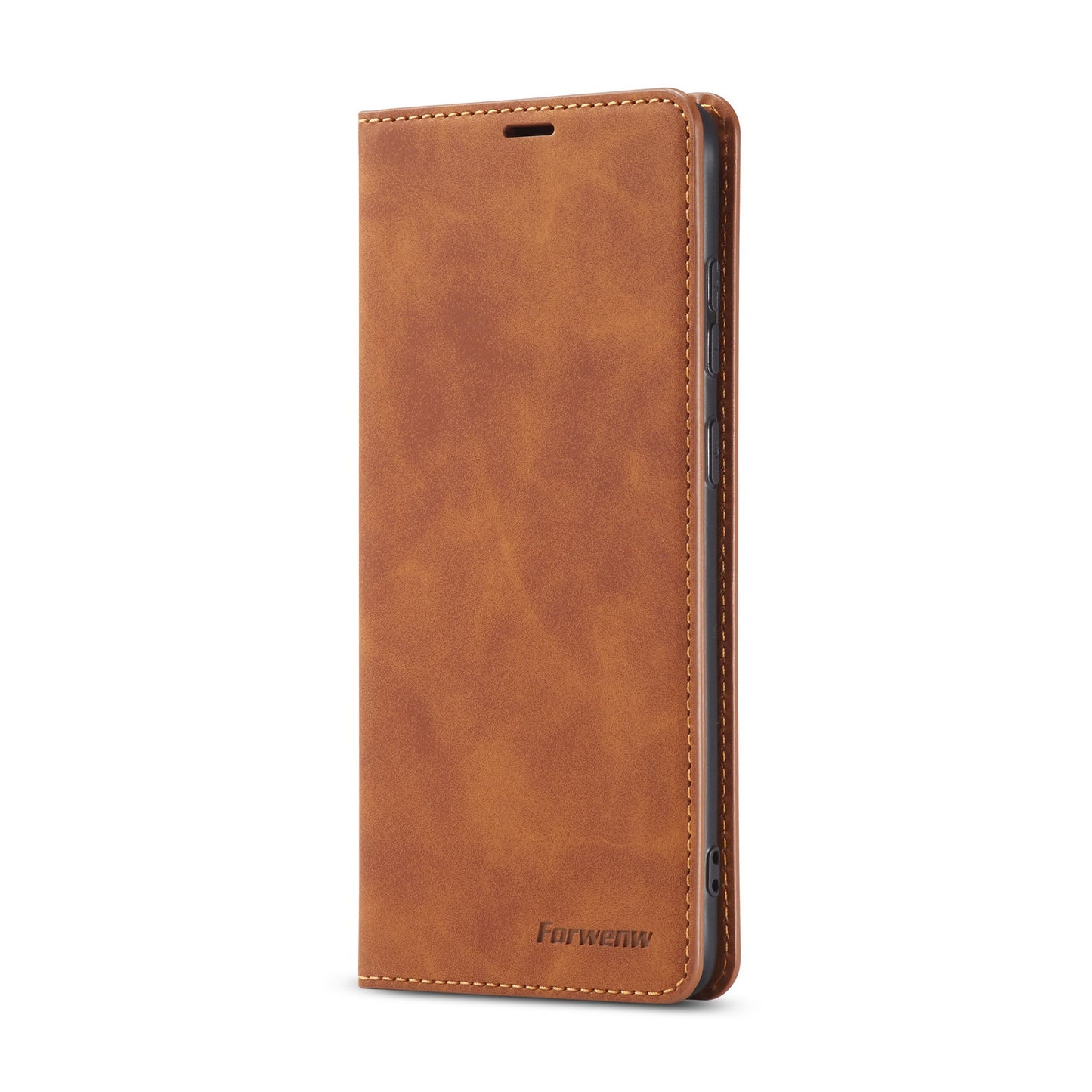 FORWENW Fantasy Series Skin Feeling Leather Case for Samsung Galaxy S20 FE 4G/FE 5G/S20 Lite/S20 FE 2022 - Brown