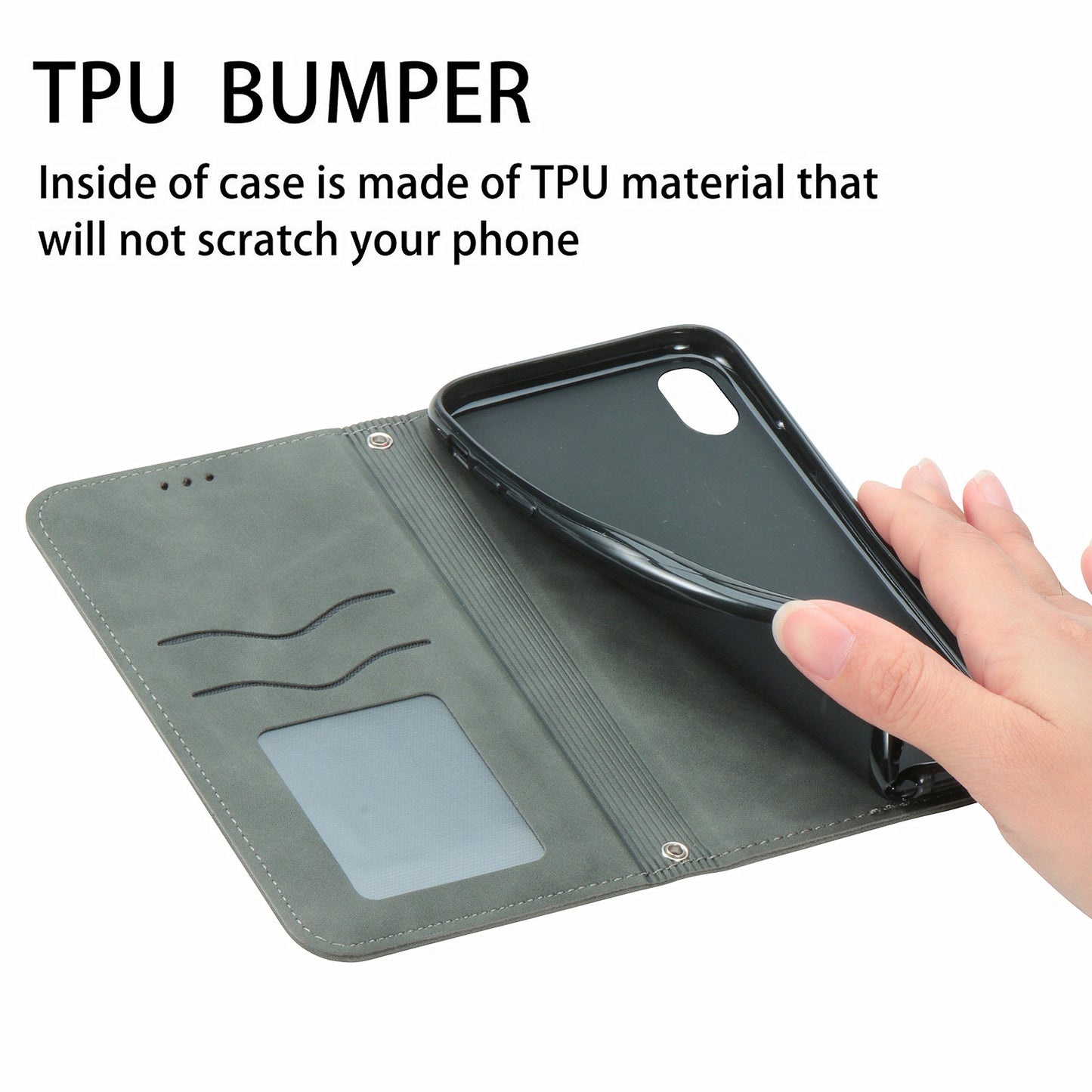 Auto-absorbed Vintage Style Leather Phone Case Cover for Samsung Galaxy S20 FE 4G/FE 5G/S20 Lite/S20 FE 2022 - Grey