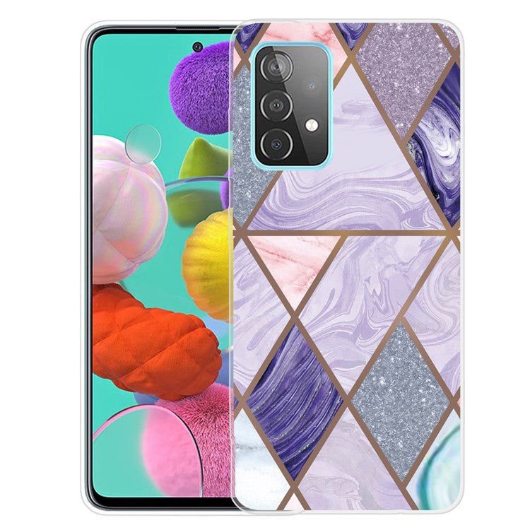 Marble Pattern Drop-proof TPU Phone Case Back Cover for Samsung Galaxy A32 4G (EU Version) - Style G