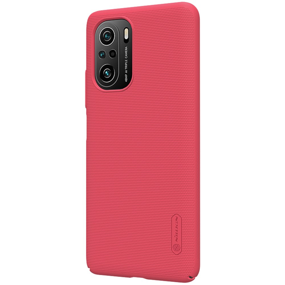 NILLKIN Super Frosted Shield Series PC Phone Case for Samsung Galaxy M62 / F62 - Red