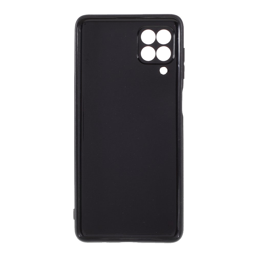 Carbon Fiber Texture TPU Mobile Phone Back Case Cover for Samsung Galaxy M62 / F62