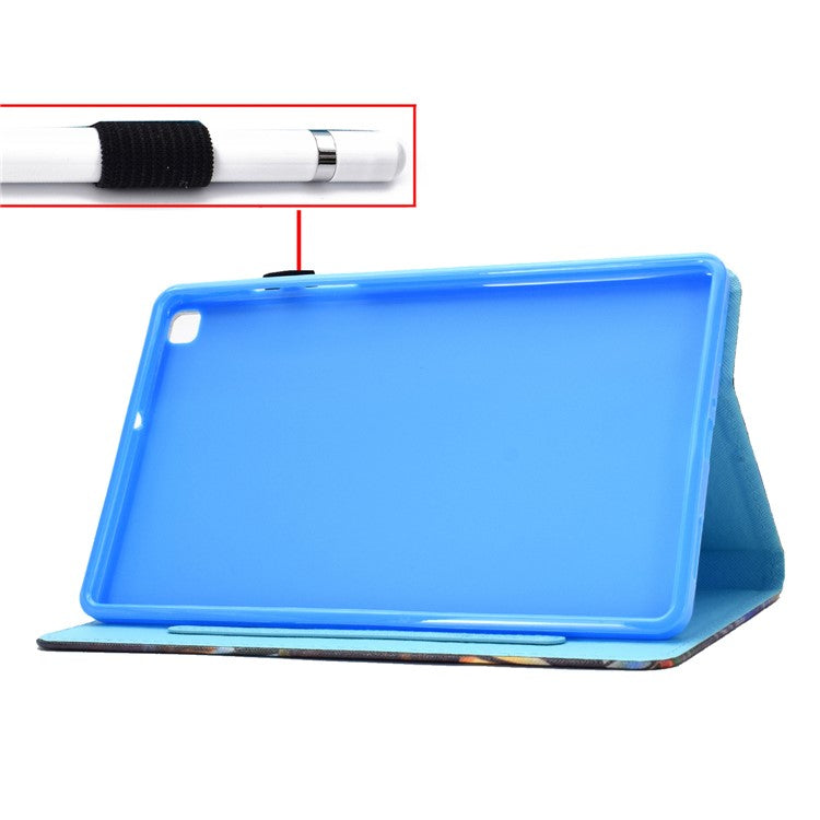 Pattern Printing Design Leather Full Protection Tablet Case for Samsung Galaxy Tab A7 Lite T220 / T225 - Two Butterflies