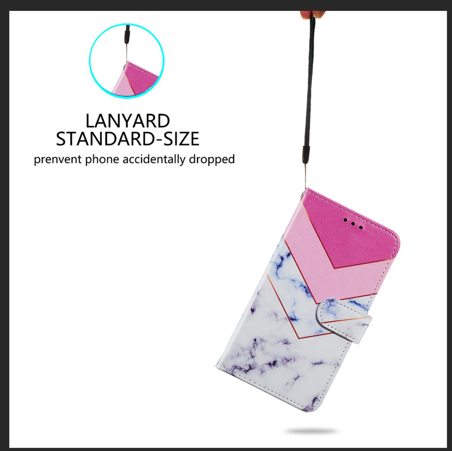 Pattern Printing Design PU Leather Folio Flip Case with Card Holder Slots & Wrist Strap for Samsung Galaxy S20 FE 2022/S20 FE 4G/S20 FE 5G/S20 Lite - Smoke Marble