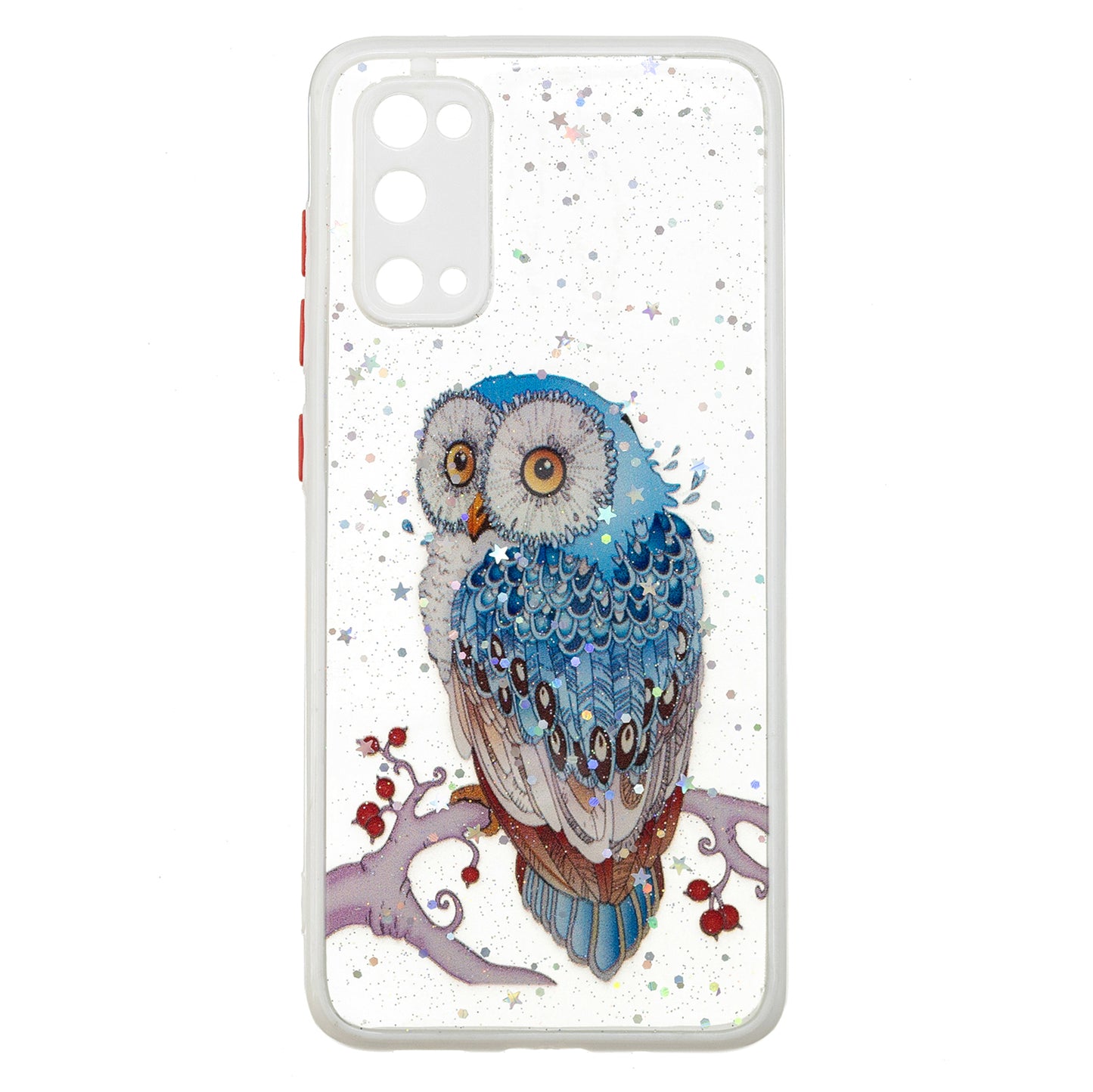 High Impact Pattern Printing Precise Cutout Dual Layer Hard Acrylic Back + Soft TPU Case for Samsung Galaxy S20 4G/S20 5G - Owl