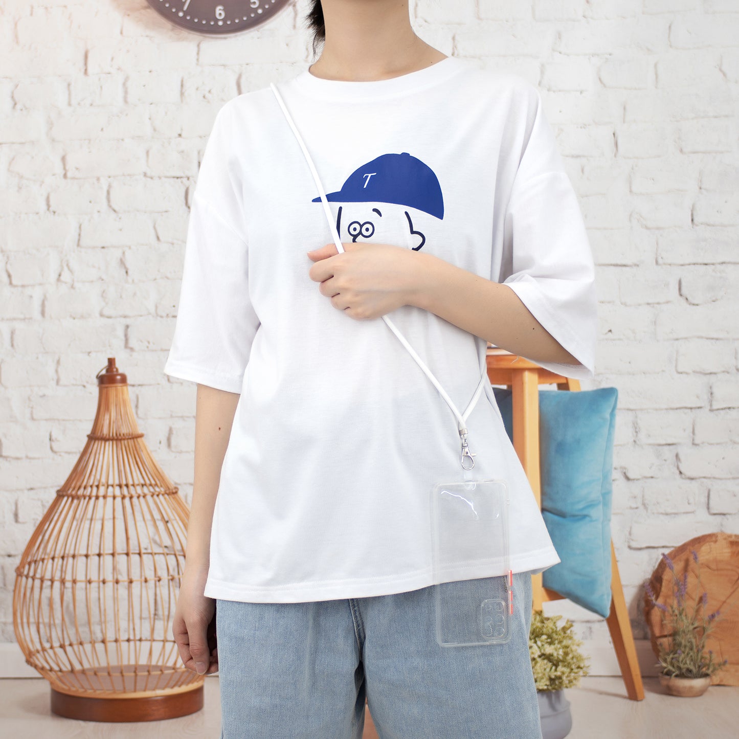 Heavy Duty TPU Acrylic Hybrid Shockproof Bumper Case with Lanyard for Samsung Galaxy S20 Plus / S20 Plus 5G - Transparent