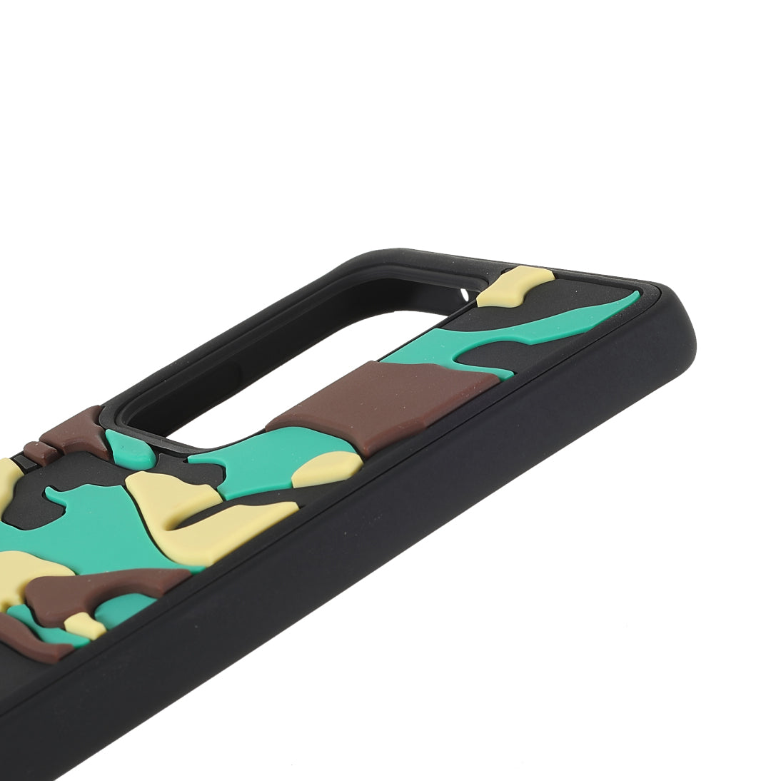 For Samsung Galaxy S20 Ultra Soft Phone Shell Stylish Rugged Camouflage Pattern Anti-fall TPU Phone Cover Case - Green