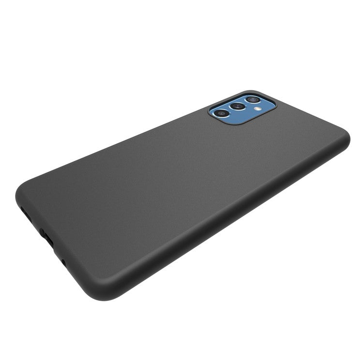10Pcs/Pack Double-sided Matte Finish Flexible TPU Protective Phone Back Cover Case for Samsung Galaxy M52 5G - Black