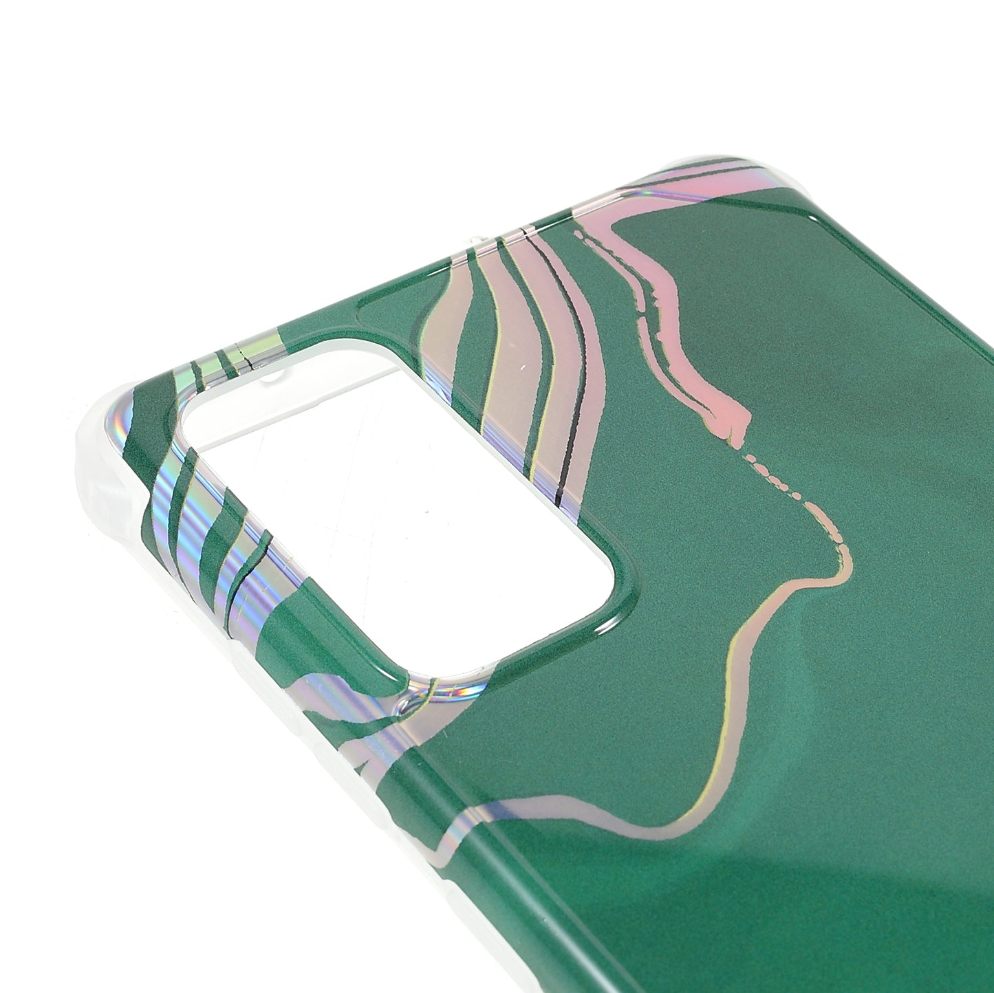 Laser Marble IMD TPU + PC Fall Protection Mobile Phone Case Cover for Samsung Galaxy S20 FE 2022/S20 FE/S20 FE 5G/S20 Lite - CF6