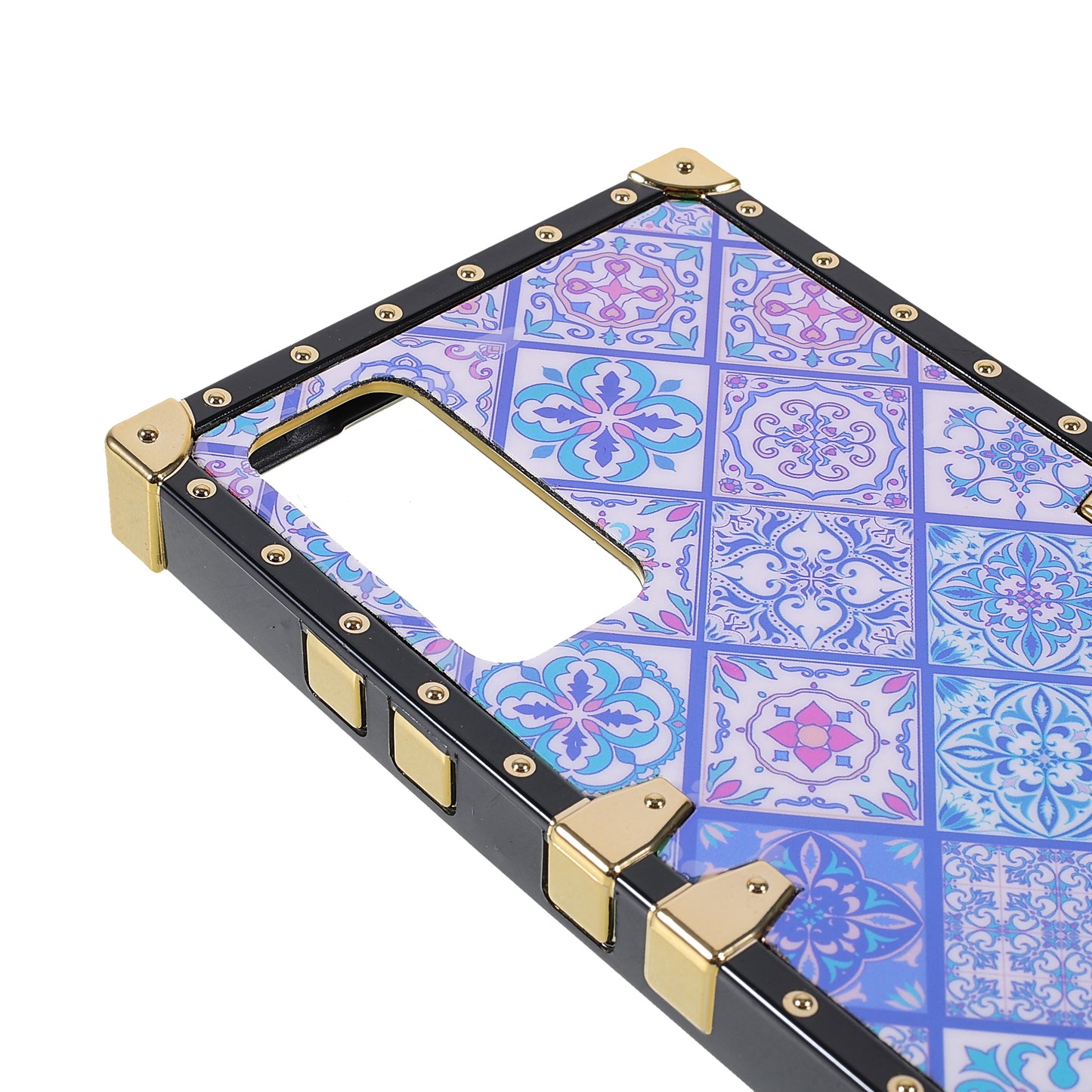 Glossy National Style Pattern Printing Shell Back Protector Electroplating Phone TPU Cover for Samsung Galaxy S20 FE 2022/S20 FE/S20 FE 5G /S20 Lite/S20 Fan Edition 4G/5G - Blue and White Porcelain