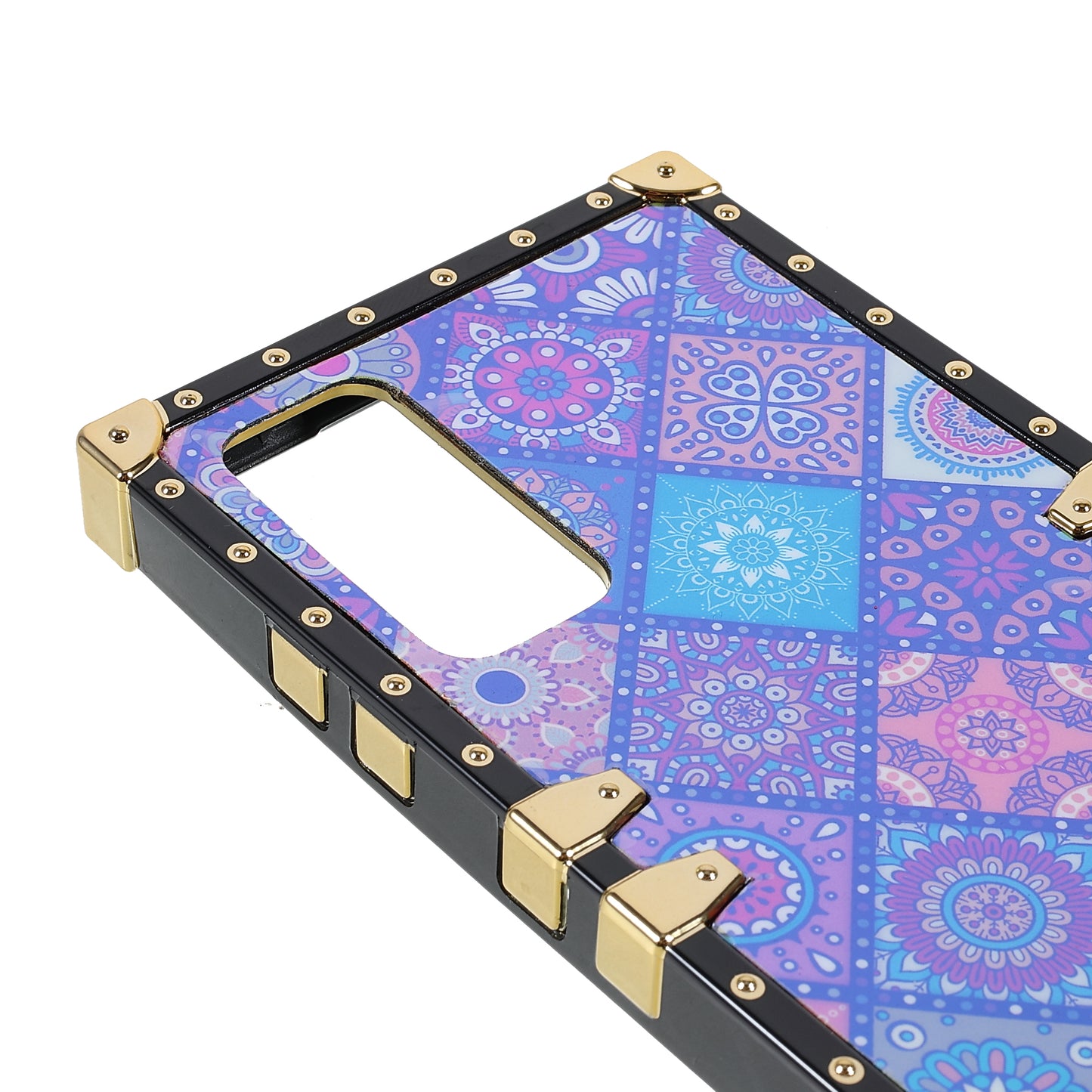 Glossy National Style Pattern Printing Shell Back Protector Electroplating Phone TPU Cover for Samsung Galaxy S20 FE 2022/S20 FE/S20 FE 5G/S20 Lite/S20 Fan Edition 4G/5G - National Style