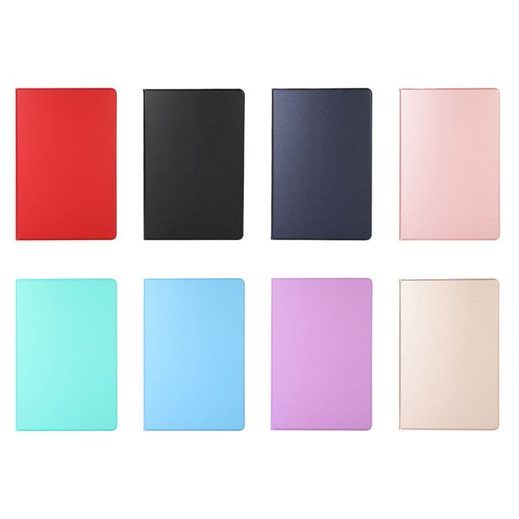 For Samsung Galaxy Tab A8 10.5 (2021) / A8 10.5 (2022) Anti-fall Folio Flip PU Leather Tablet Protective Case Cover with Stand - Light Green