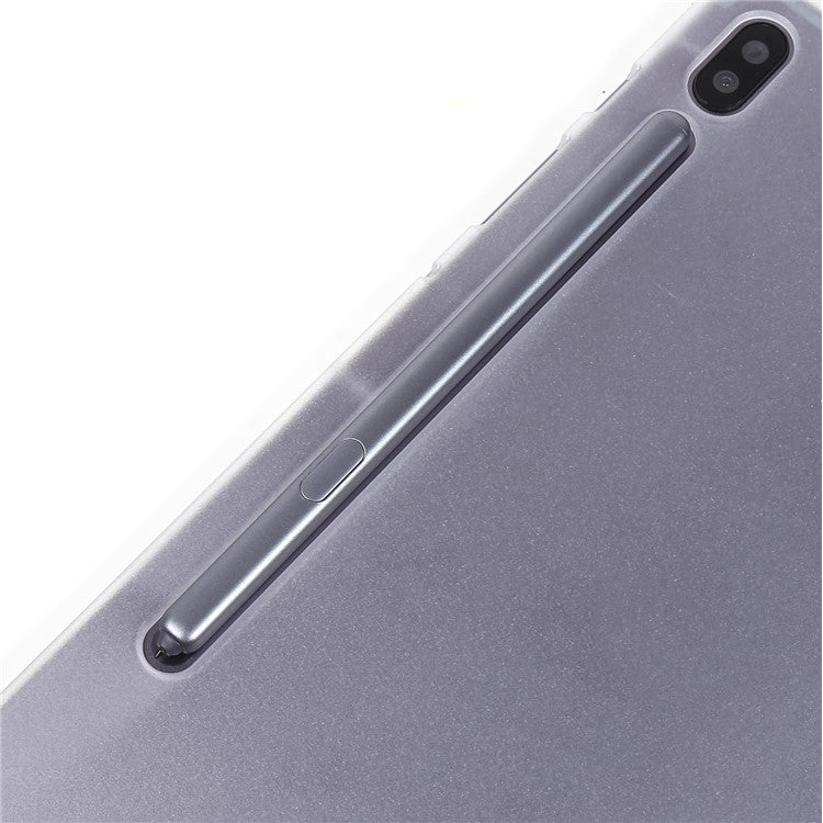 Silk Texture Leather Case for Samsung Galaxy Tab S8+, Tri-fold Stand Tablet Protective Cover - Blue