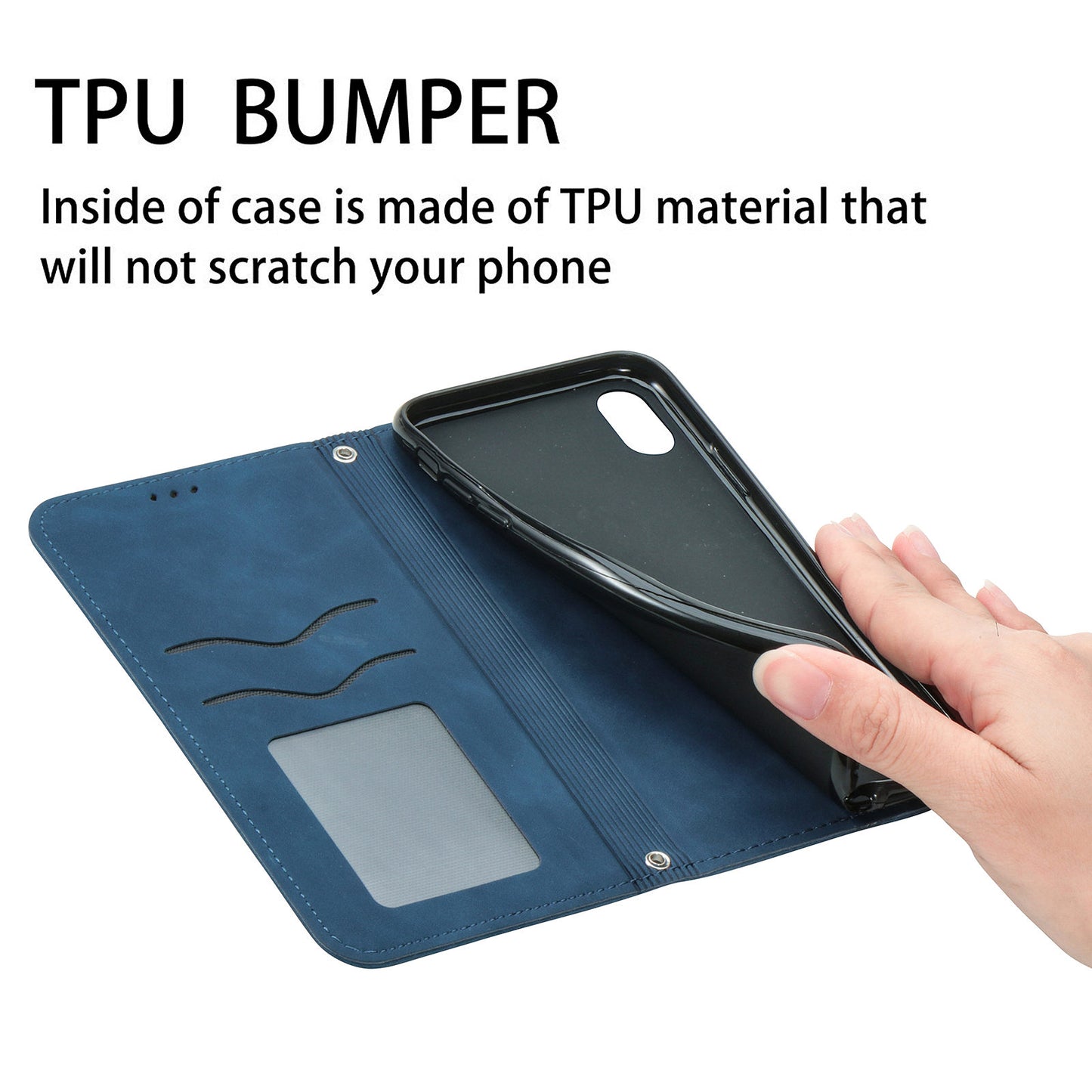 For Samsung Galaxy S20 Plus / S20 Plus 5G PU Leather + TPU Well-protected Retro Skin-touch Feeling Case Card Slots Stand Magnetic Absorption Shell - Blue