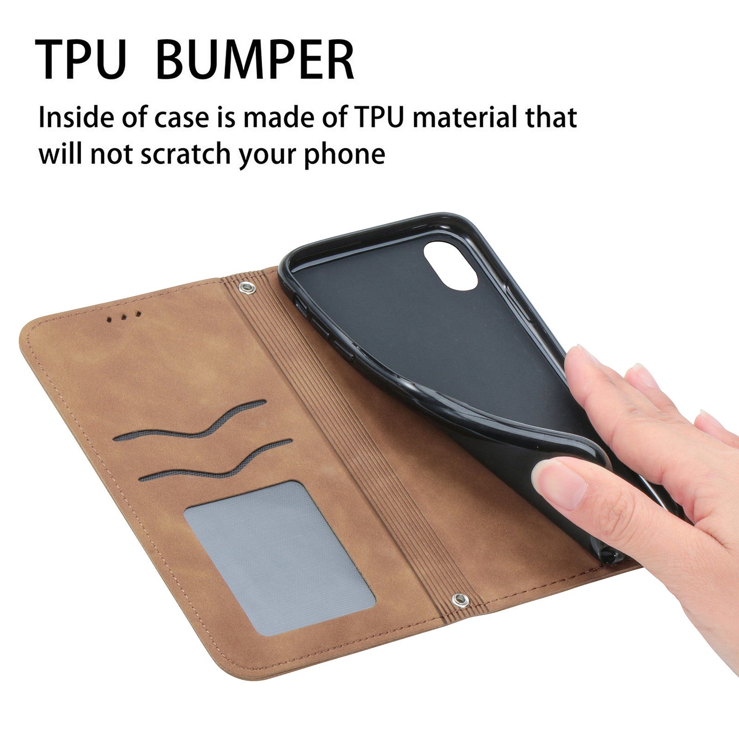 For Samsung Galaxy S20 Plus / S20 Plus 5G PU Leather + TPU Well-protected Retro Skin-touch Feeling Case Card Slots Stand Magnetic Absorption Shell - Brown