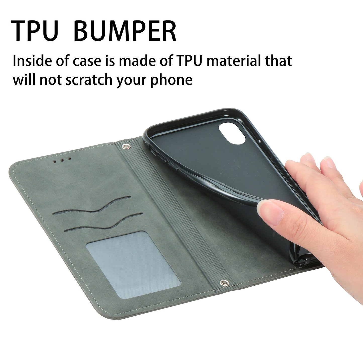 For Samsung Galaxy S20 Plus / S20 Plus 5G PU Leather + TPU Well-protected Retro Skin-touch Feeling Case Card Slots Stand Magnetic Absorption Shell - Grey