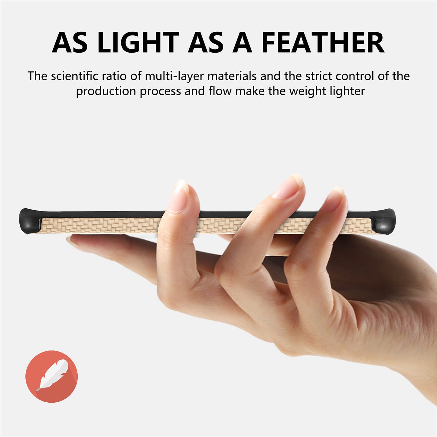 For Samsung Galaxy S20 Plus 5G/4G Cell Phone Cover Fiber Texture PU Leather Coated TPU + PVC Anti-fingerprint Protective Case - Khaki