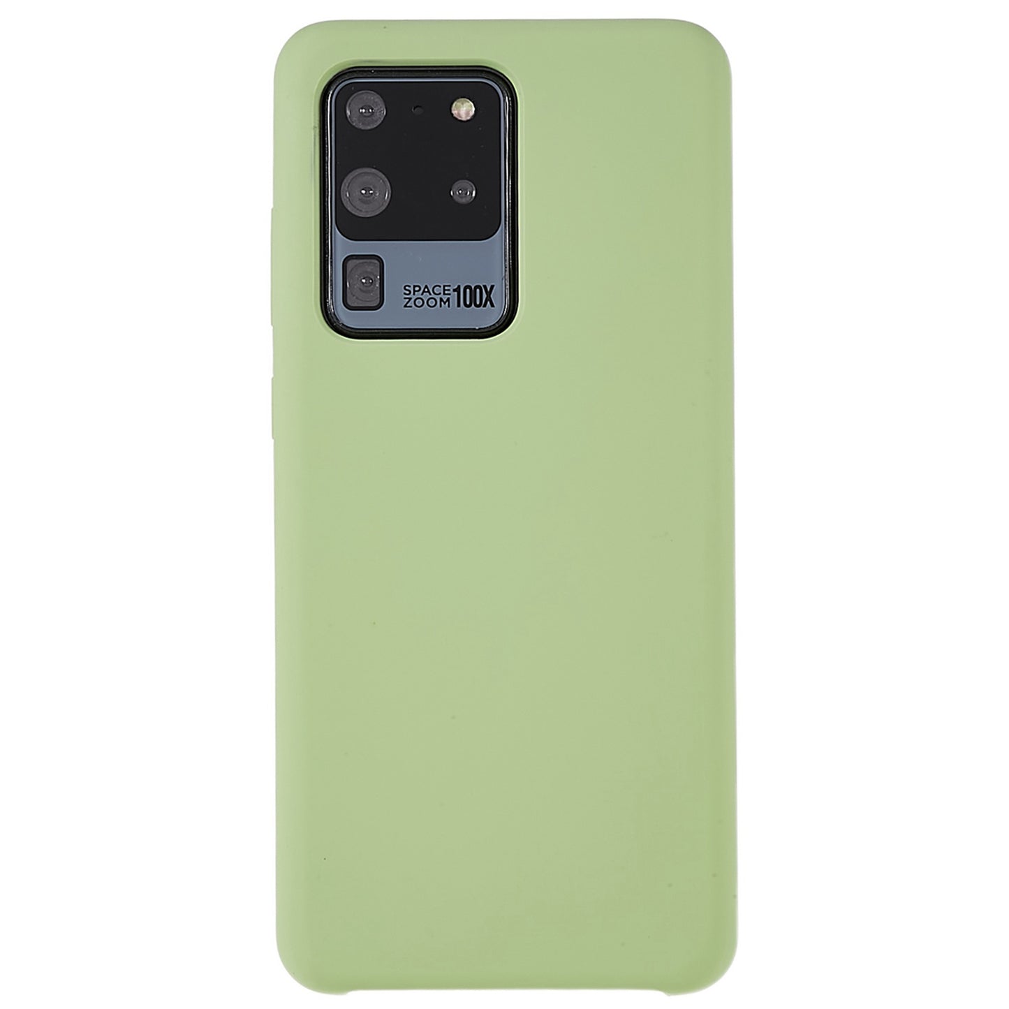 For Samsung Galaxy S20 Ultra Phone Covering Bag Premium Solid State Silicone Phone Case Mobile Phone Protector - Green