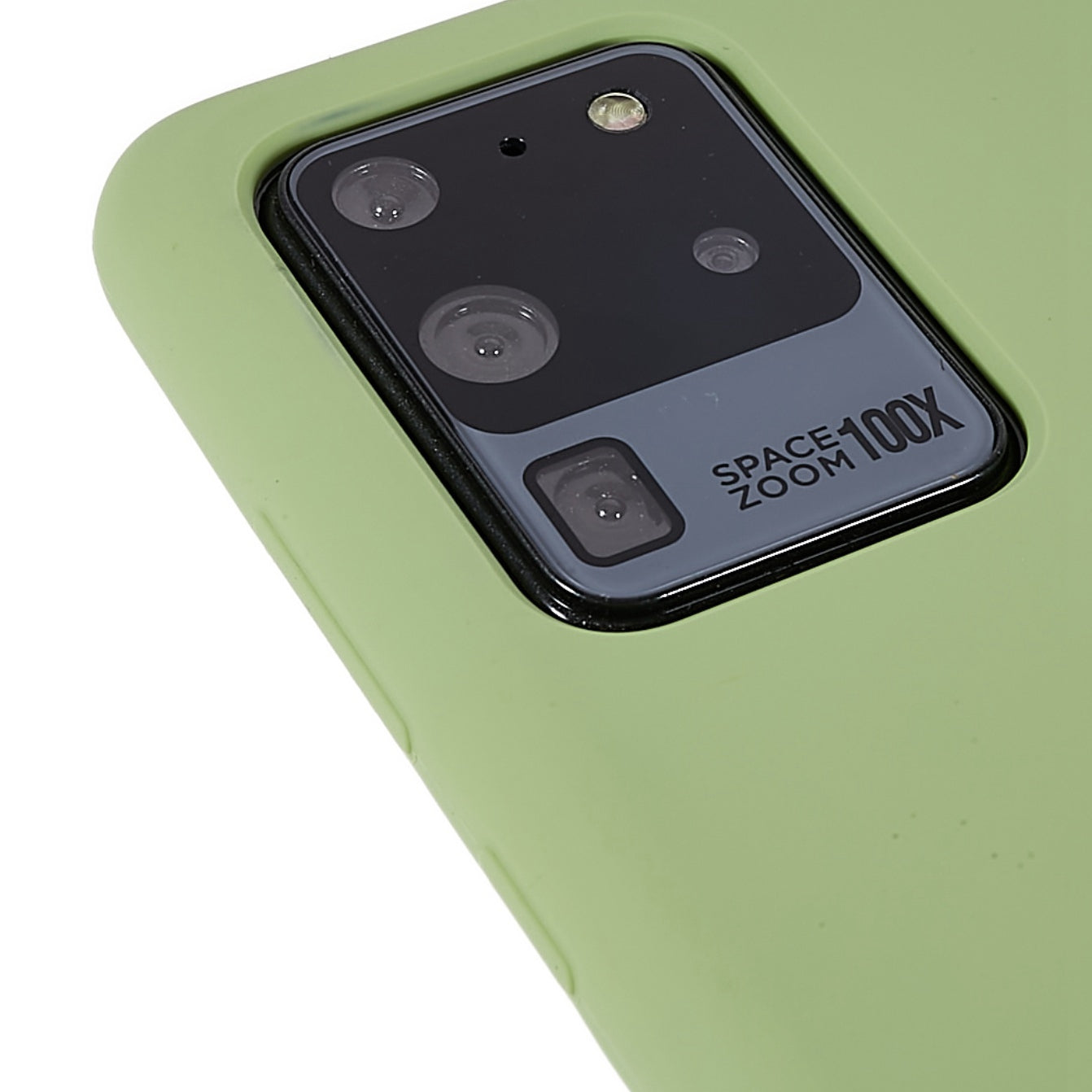 For Samsung Galaxy S20 Ultra Phone Covering Bag Premium Solid State Silicone Phone Case Mobile Phone Protector - Green