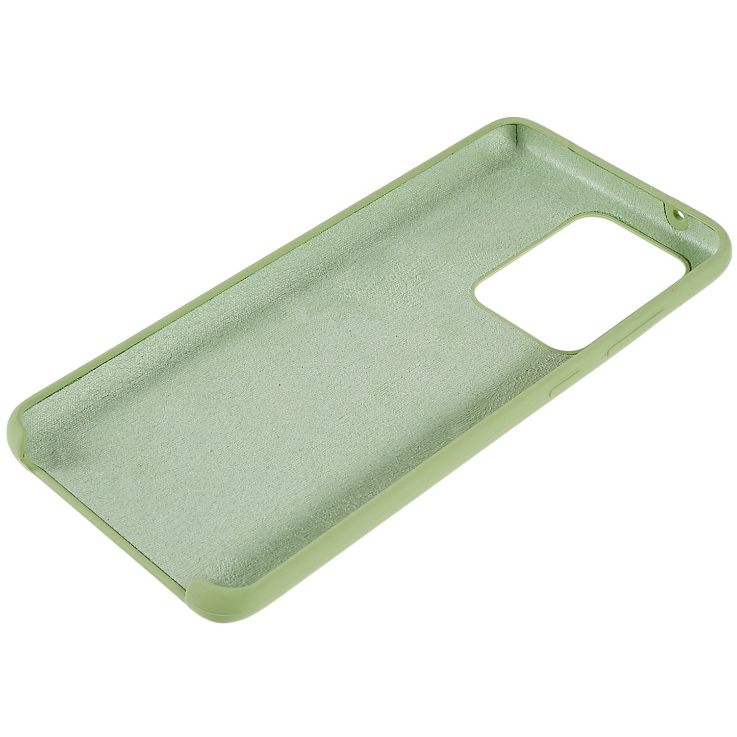 For Samsung Galaxy S20 Ultra Phone Covering Bag Premium Solid State Silicone Phone Case Mobile Phone Protector - Green