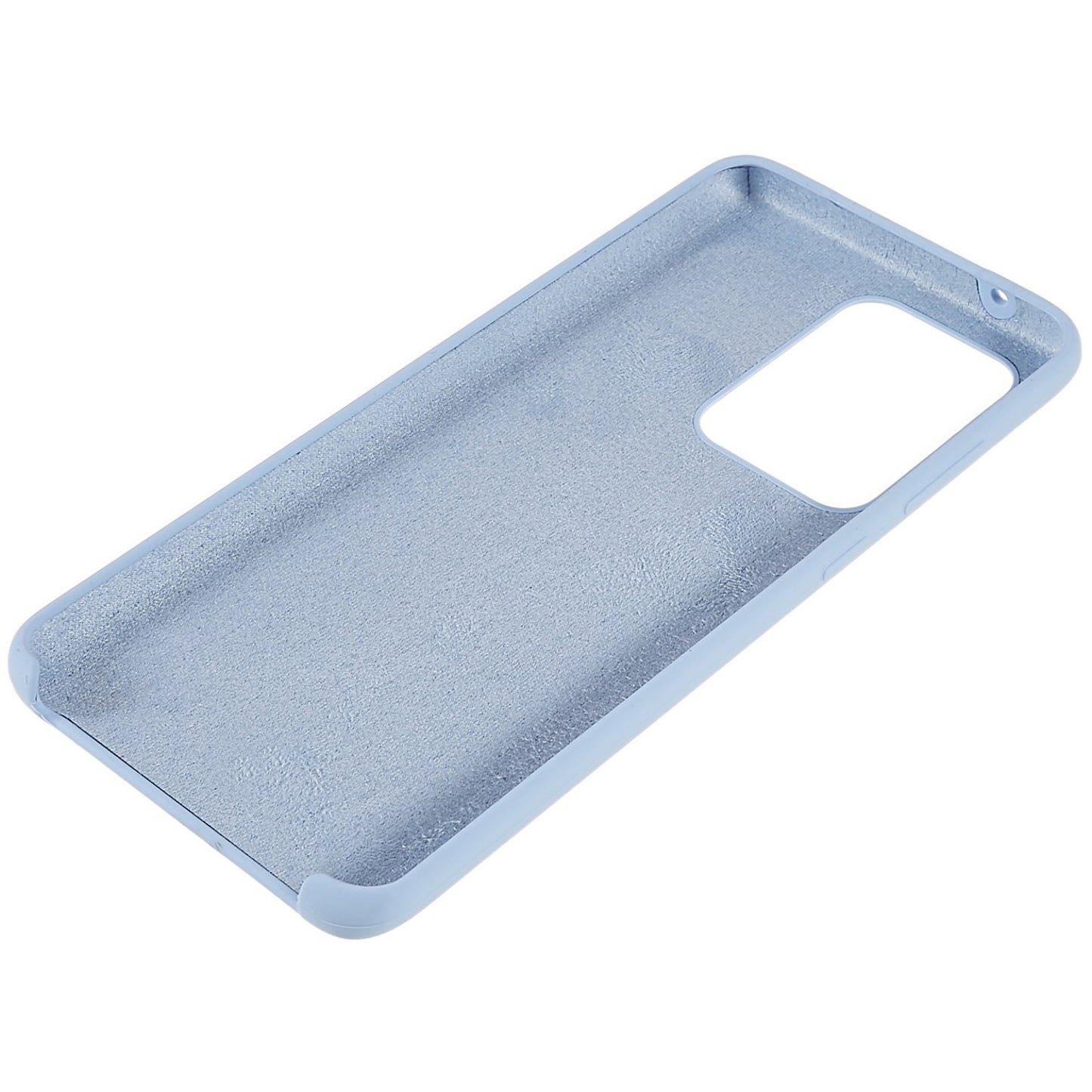 For Samsung Galaxy S20 Ultra Phone Covering Bag Premium Solid State Silicone Phone Case Mobile Phone Protector - Baby Blue