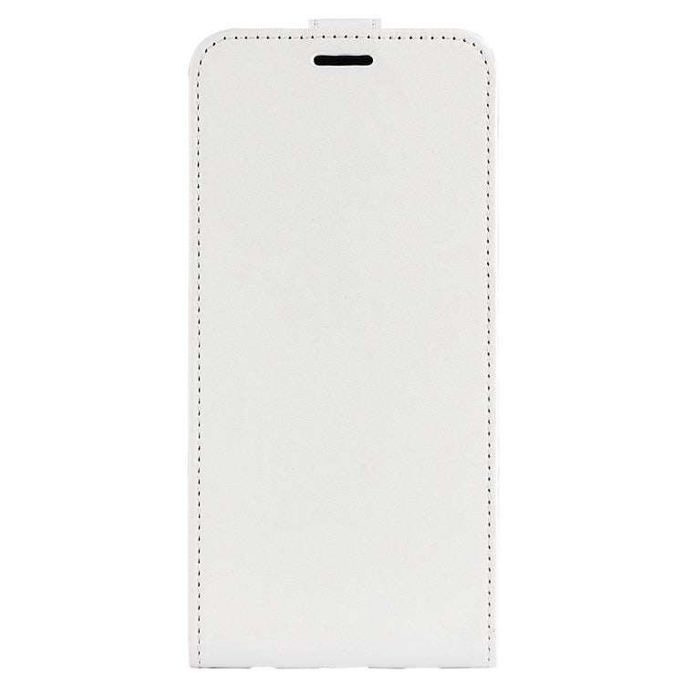 For Samsung Galaxy M33 5G (Global Version) Vertical Flip Crazy Horse Texture PU Leather Phone Case with Card Holder - White