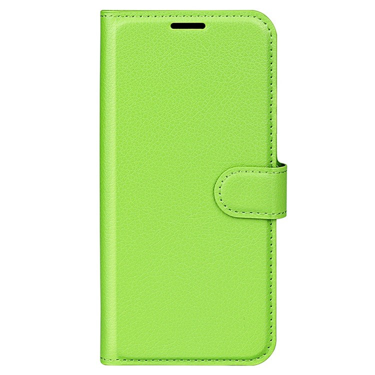For Samsung Galaxy M33 5G (Global Version) Litchi Texture Leather Case Shockproof Stand Wallet Phone Protective Cover - Green