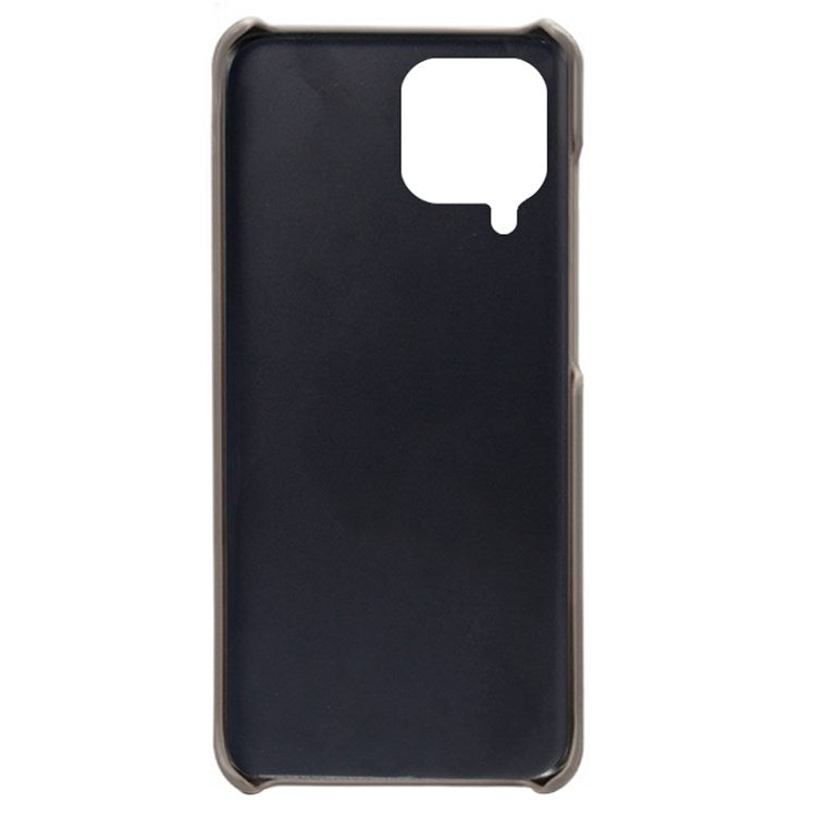 For Samsung Galaxy M53 5G Phone Protector All-round Shockproof Textured PU Leather Coated PC Phone Case - Grey