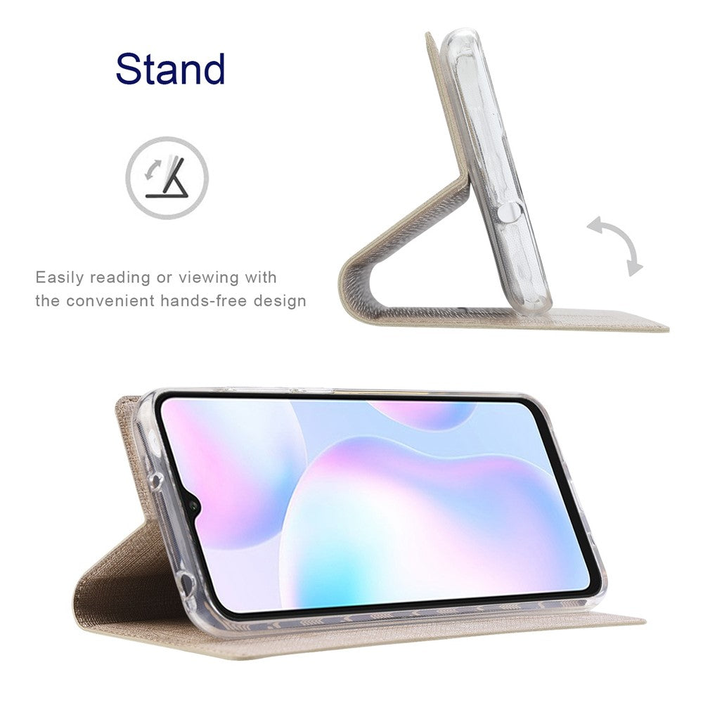 VILI DMX Series for Samsung Galaxy M33 5G (Global Version) Stand Phone Case PU Leather Phone Shell Hands-free Anti-drop Cover with Card Holder - Khaki
