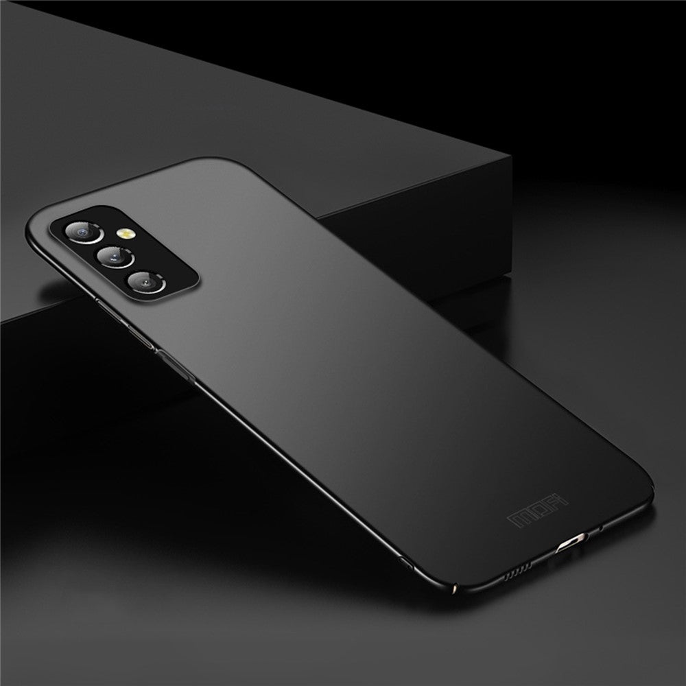 MOFI JK PC Series-1 Shield for Samsung Galaxy M52 5G Cell Phone Case Matte Finish Hard PC Wear-resistant Protective Shell with Strap - Black