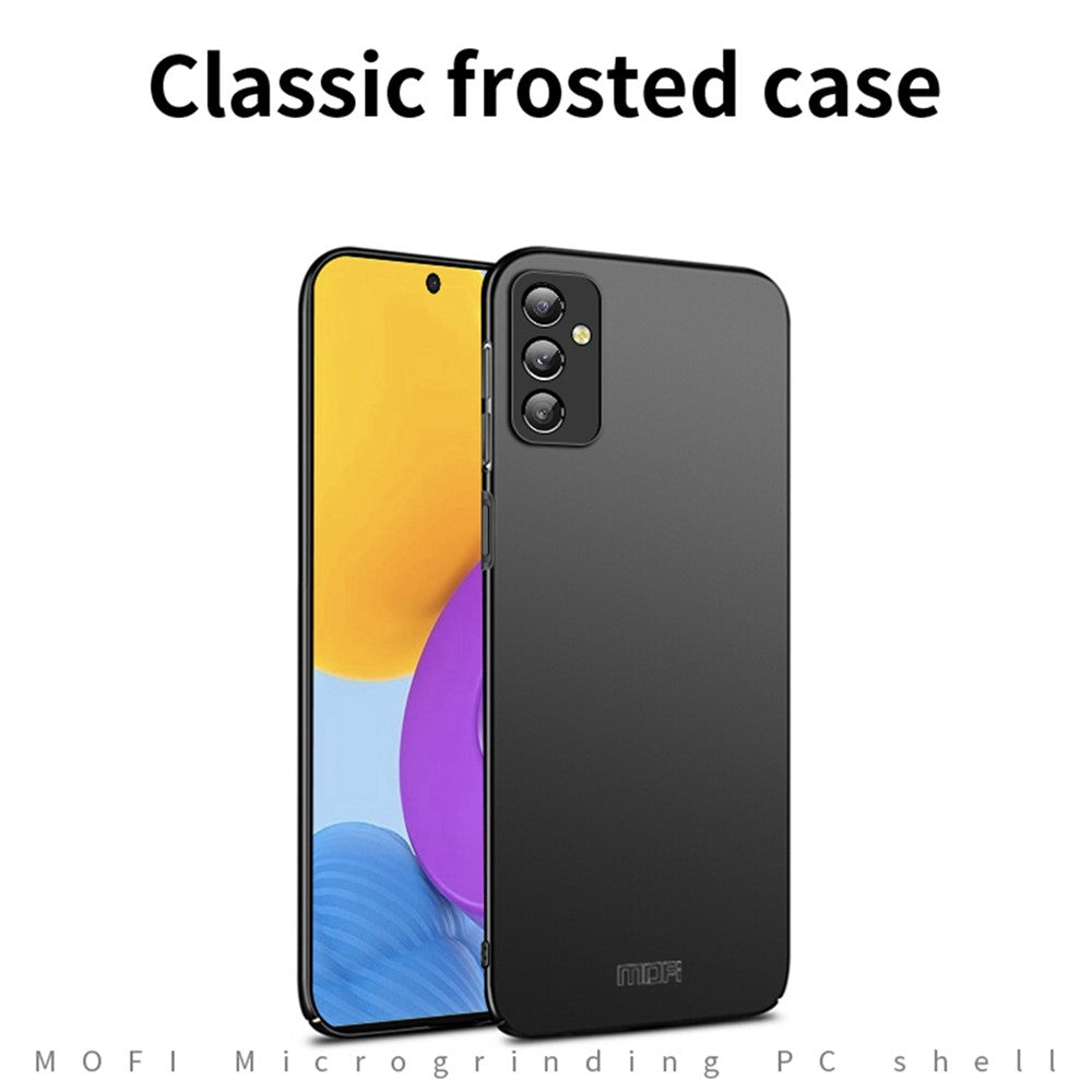 MOFI JK PC Series-1 Shield for Samsung Galaxy M52 5G Cell Phone Case Matte Finish Hard PC Wear-resistant Protective Shell with Strap - Black