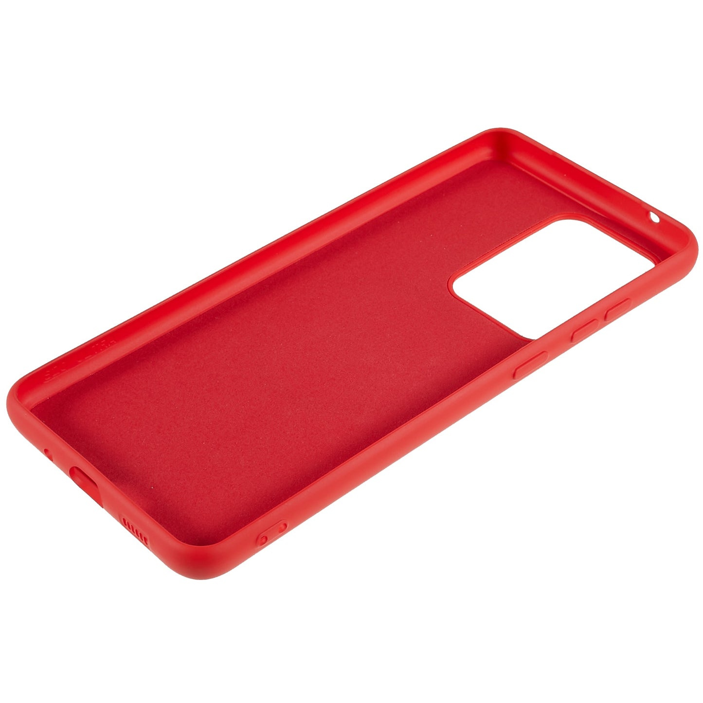 Liquid Series Magnetic Case for Samsung Galaxy S20 Ultra Compatible with Magsafe, Anti-Slip Liquid Silicone TPU Protective Phone Cover - Red