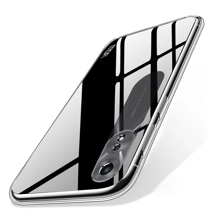 MOFI Series for Oppo A58 5G Transparent Phone Case Drop-proof Soft TPU Protective Back Cover