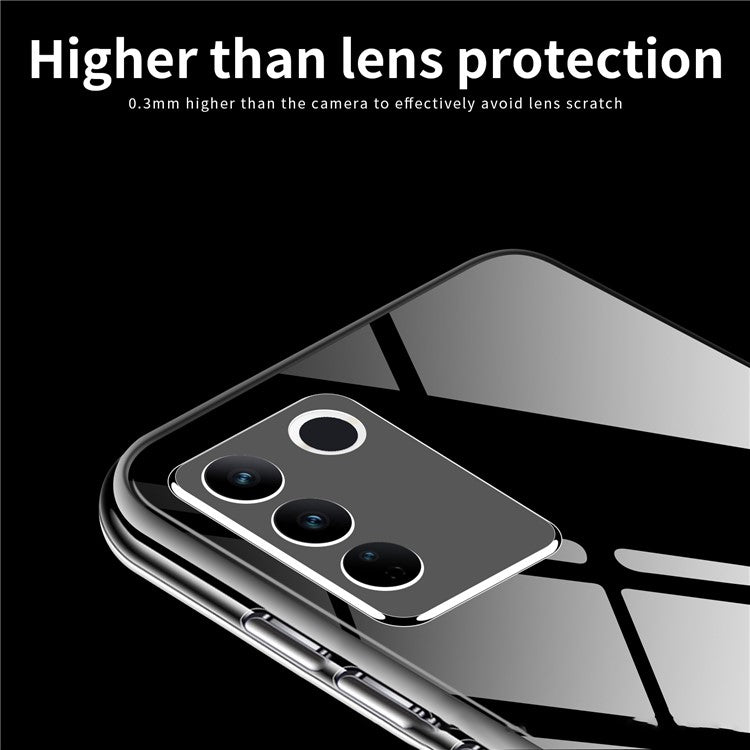 MOFI for vivo S16 / S16 Pro Transparent Cell Phone Case Anti-drop Protection Soft TPU Cover