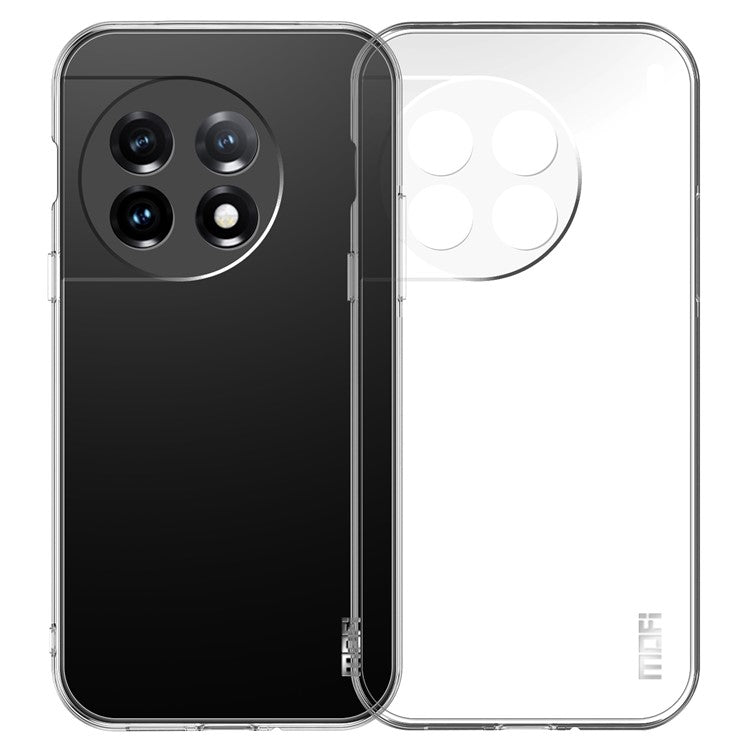 MOFI for OnePlus 11R 5G / Ace 2 5G Transparent Phone Case Flexible TPU Drop-proof Cell Phone Cover