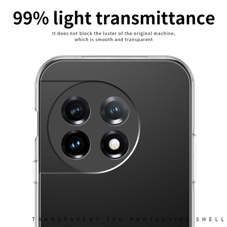 MOFI Protective Phone Case for OnePlus 11 5G , Soft TPU Anti-scratch Mobile Phone Cover