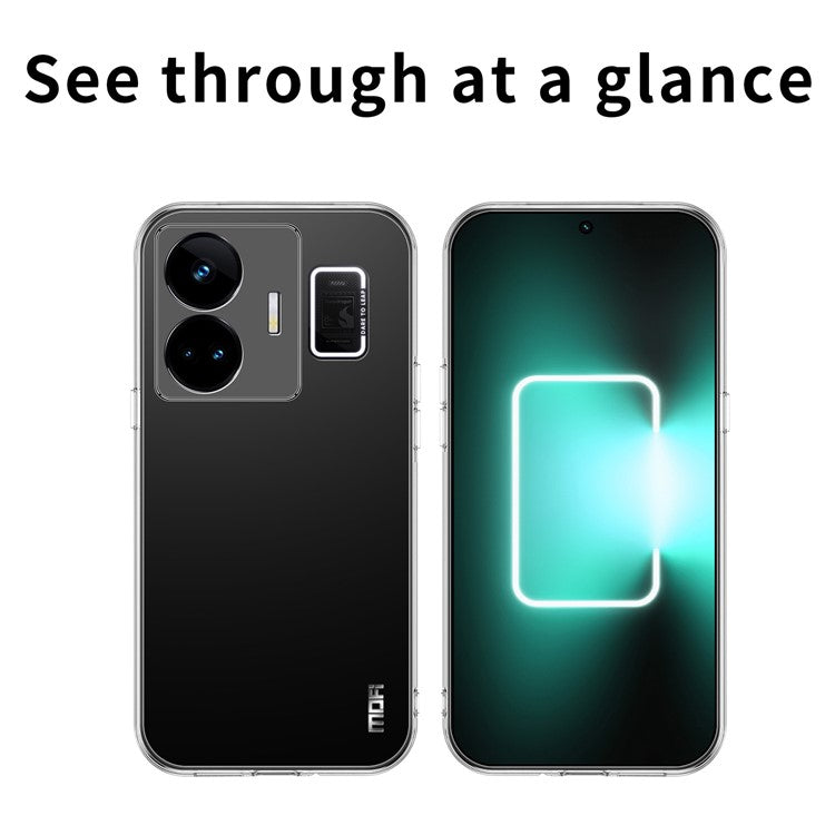 MOFI Anti-scratch Protective Case for Realme GT Neo 5 5G , Soft TPU Mobile Phone Cover