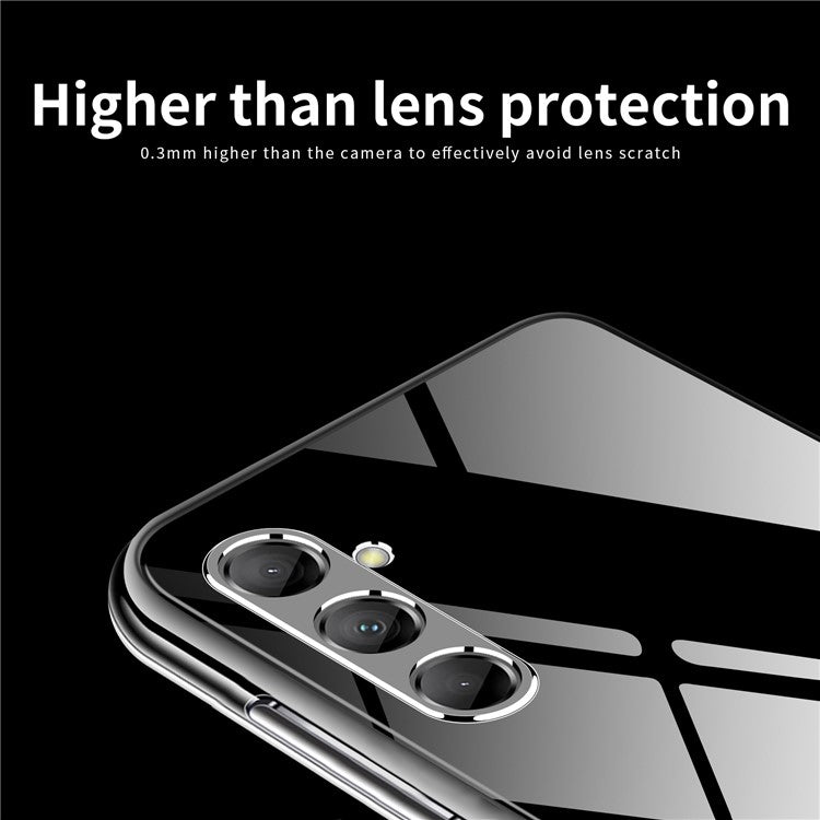 MOFI For Samsung Galaxy M14 5G Transparent Phone TPU Case Anti-scratch Smartphone Cover