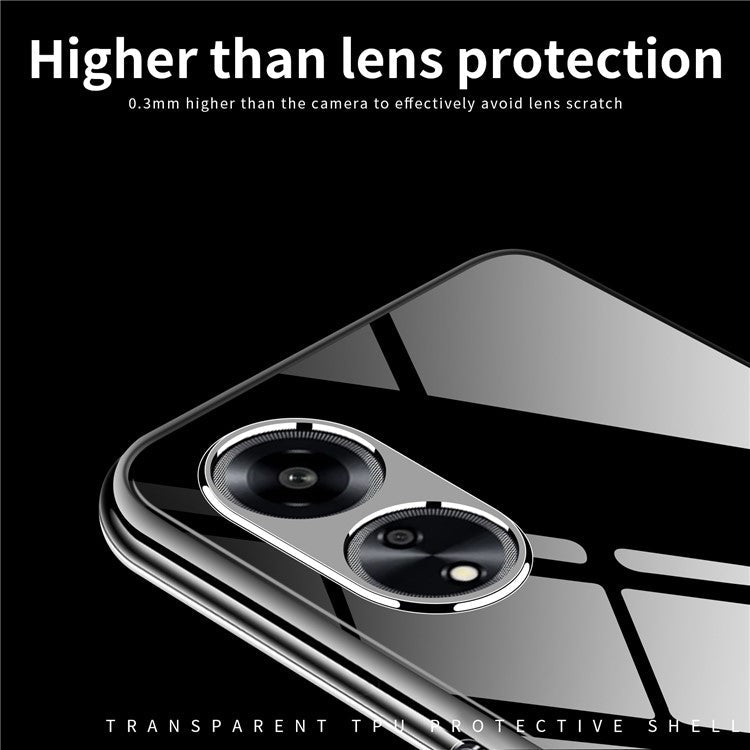 MOFI For Oppo A1 5G Transparent TPU Phone Case Anti-scratch Protective Phone Cover