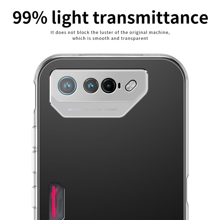 MOFI For Asus ROG Phone 7 5G Transparent Phone Case Drop-proof Flexible TPU Phone Cover